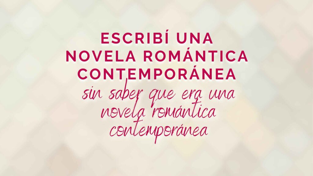 novela romántica contemporánea