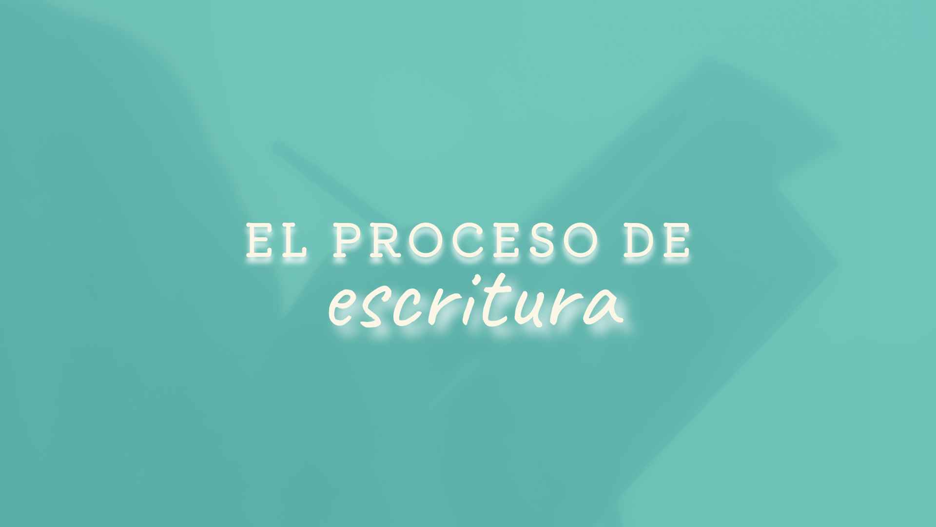 proceso de escritura