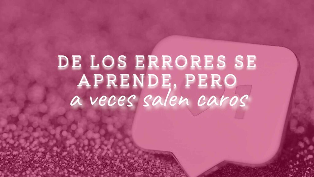 errores en Instagram