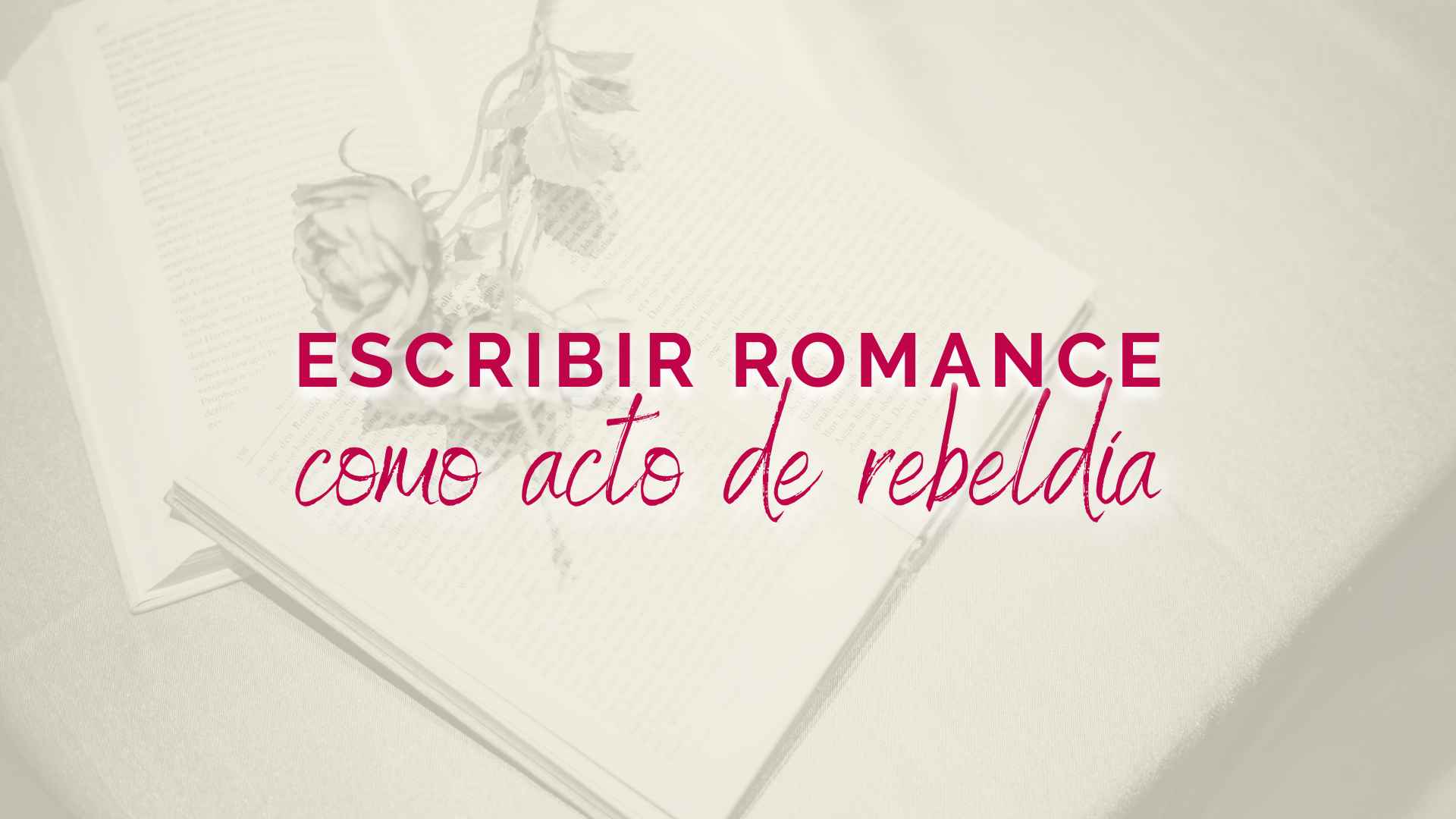 escribir romance