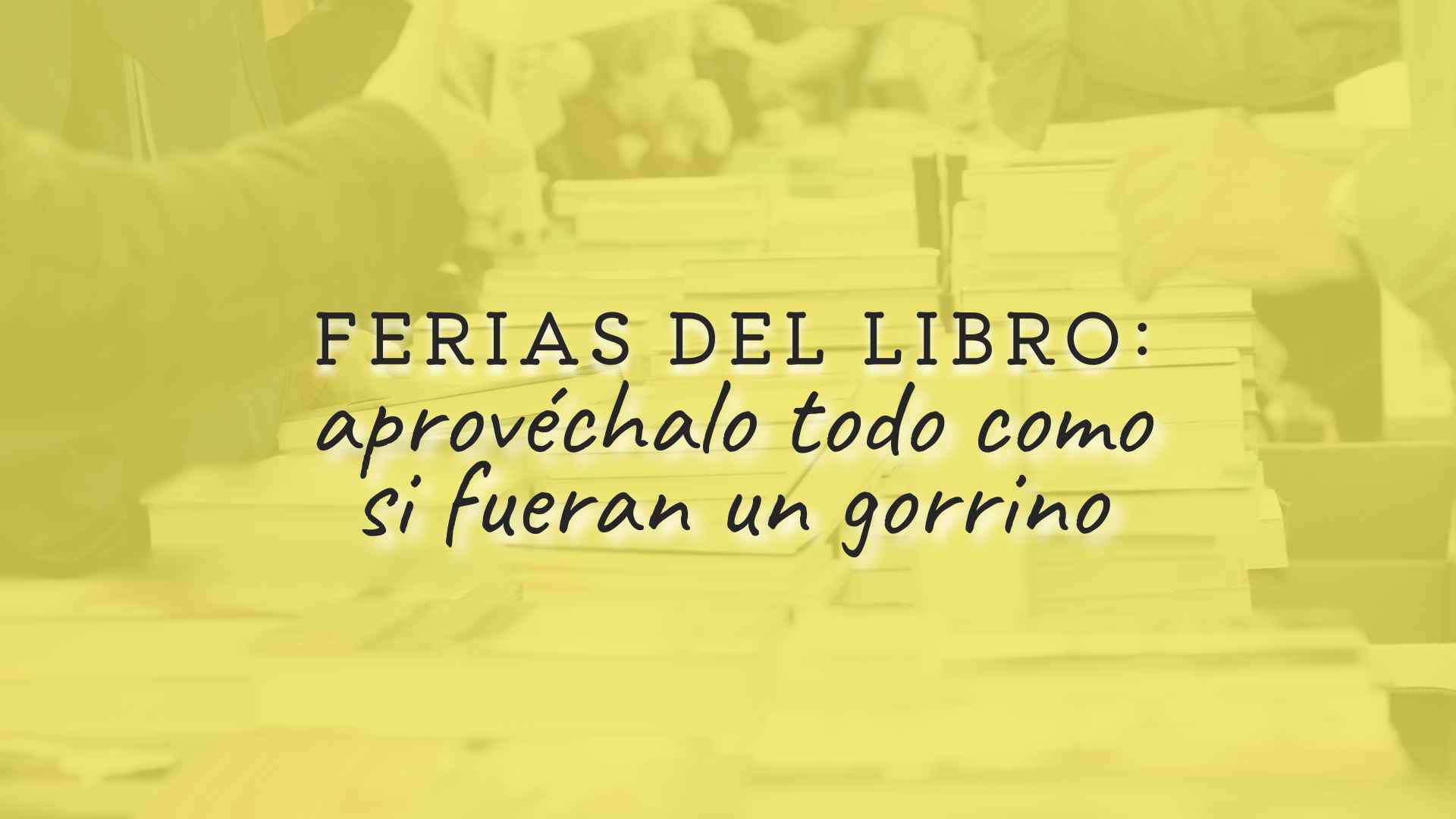 Ferias del libro