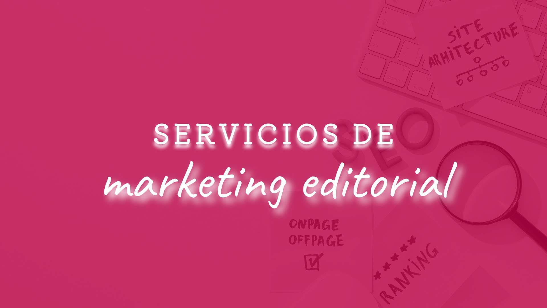 Servicios de marketing editorial